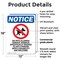 Signmission No Pets Allowed Service, 12 in W x Rectangle, Plastic OS-2PACK-NS-P-1218-V-14745 - alternate 3
